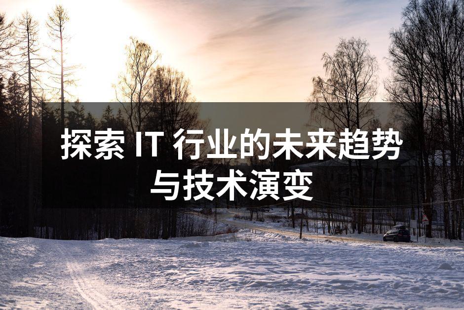 探索 IT 行业的未来趋势与技术演变