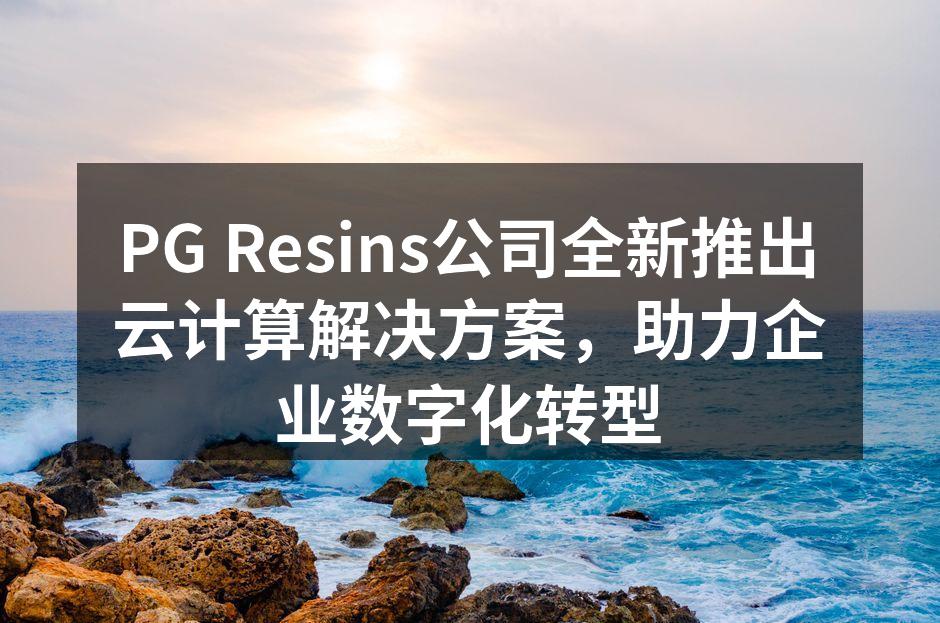 PG Resins公司全新推出云计算解决